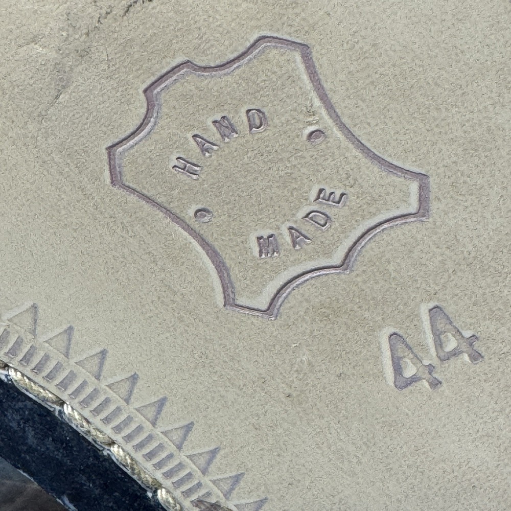 Borgesi Beverly Hills Italian Hand Made Leather Square Toe Oxford Mens 44/10.5 - Picture 7 of 14